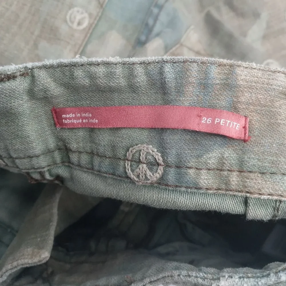 Anthropologie pilcro and the letterpress green shorts size 26P - Picture 4 of 6